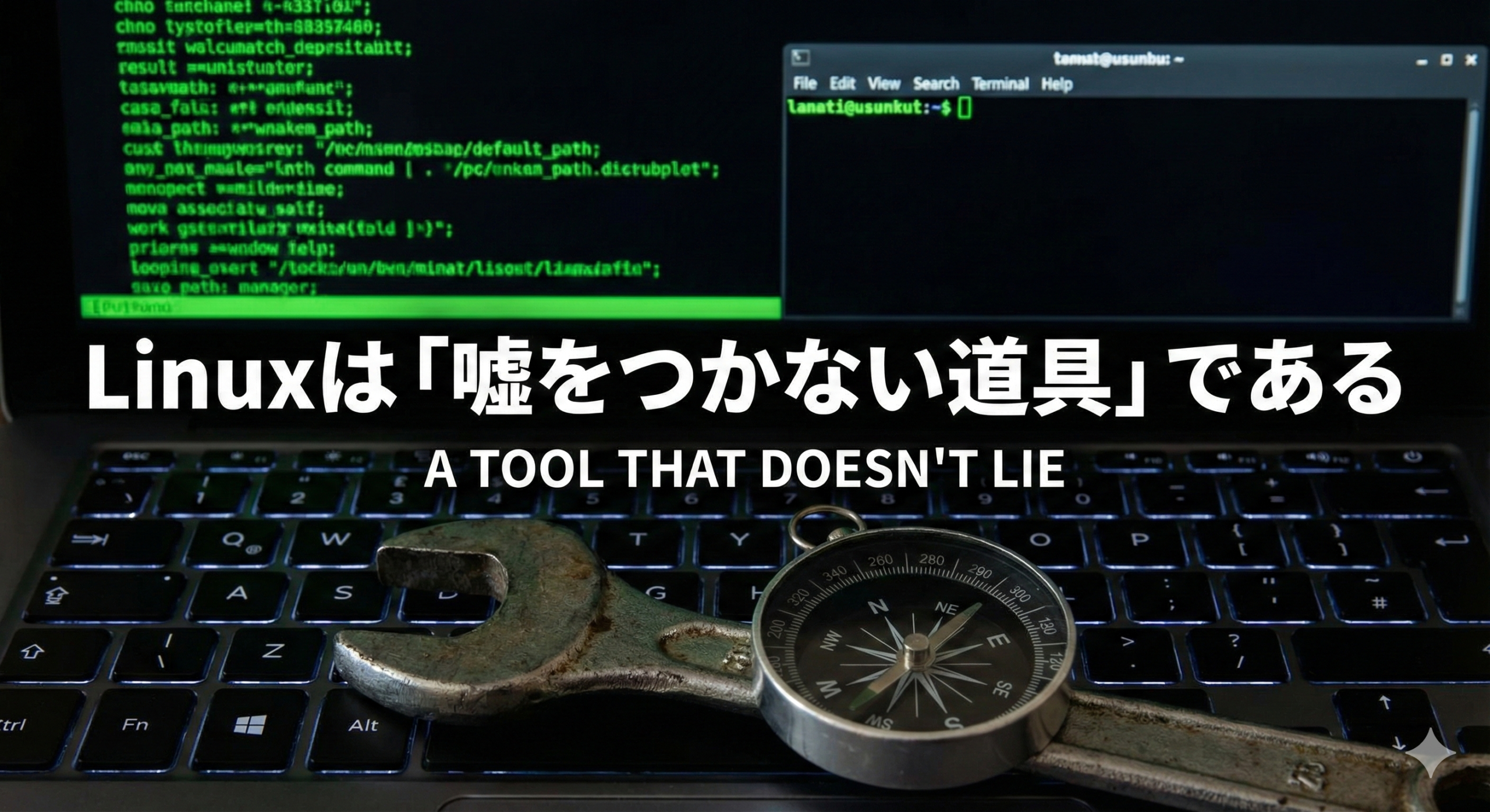 Linuxは嘘をつかない道具である
